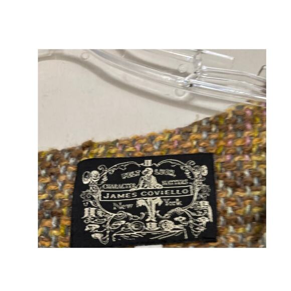 Anthropologie James Coviello Tweed Top Sleeveless Old Money Wool Medium - Picture 6 of 6